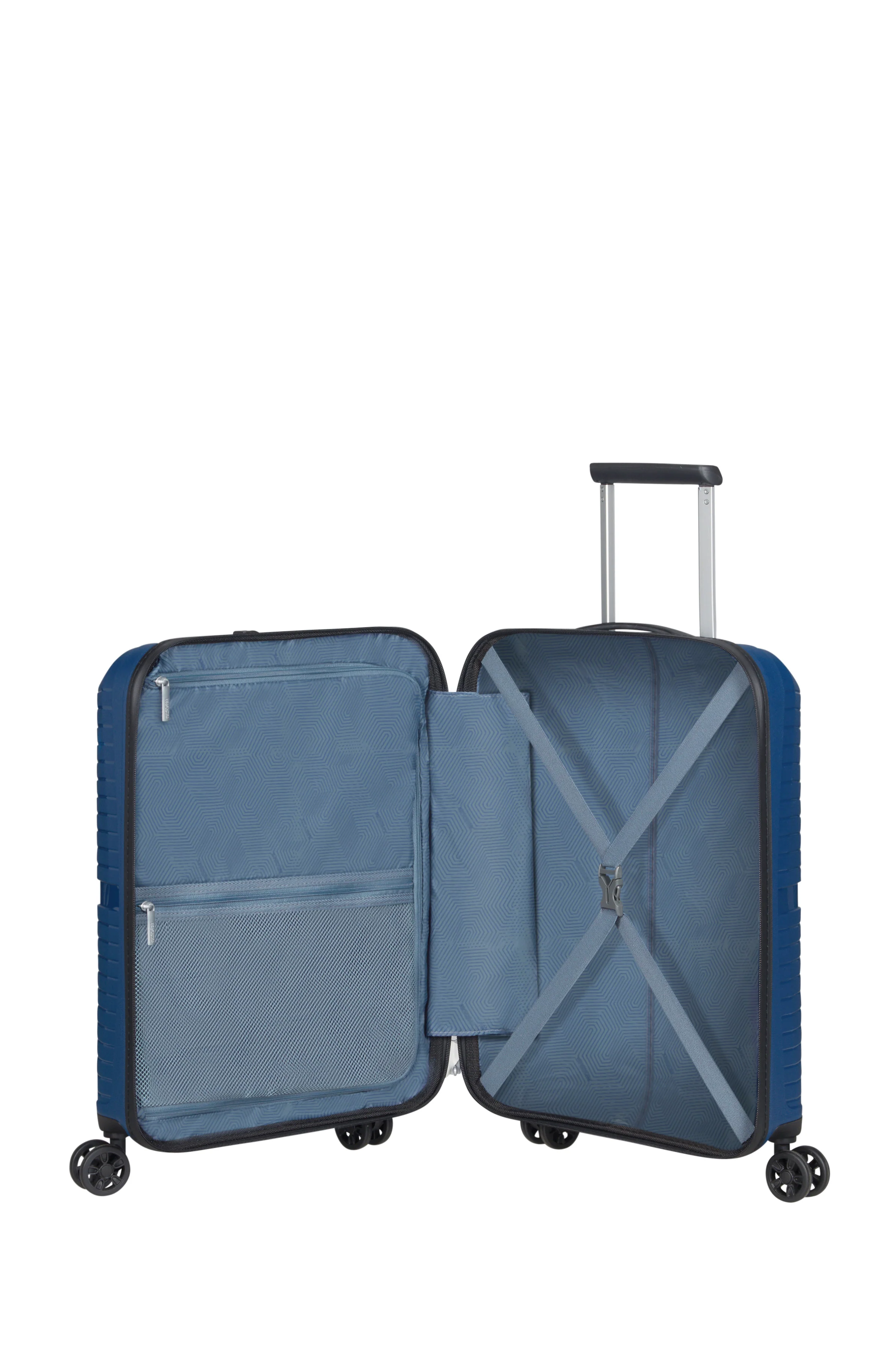 American Tourister Spinner Airconic Cabin 55cm - Front Pocket - Image 4