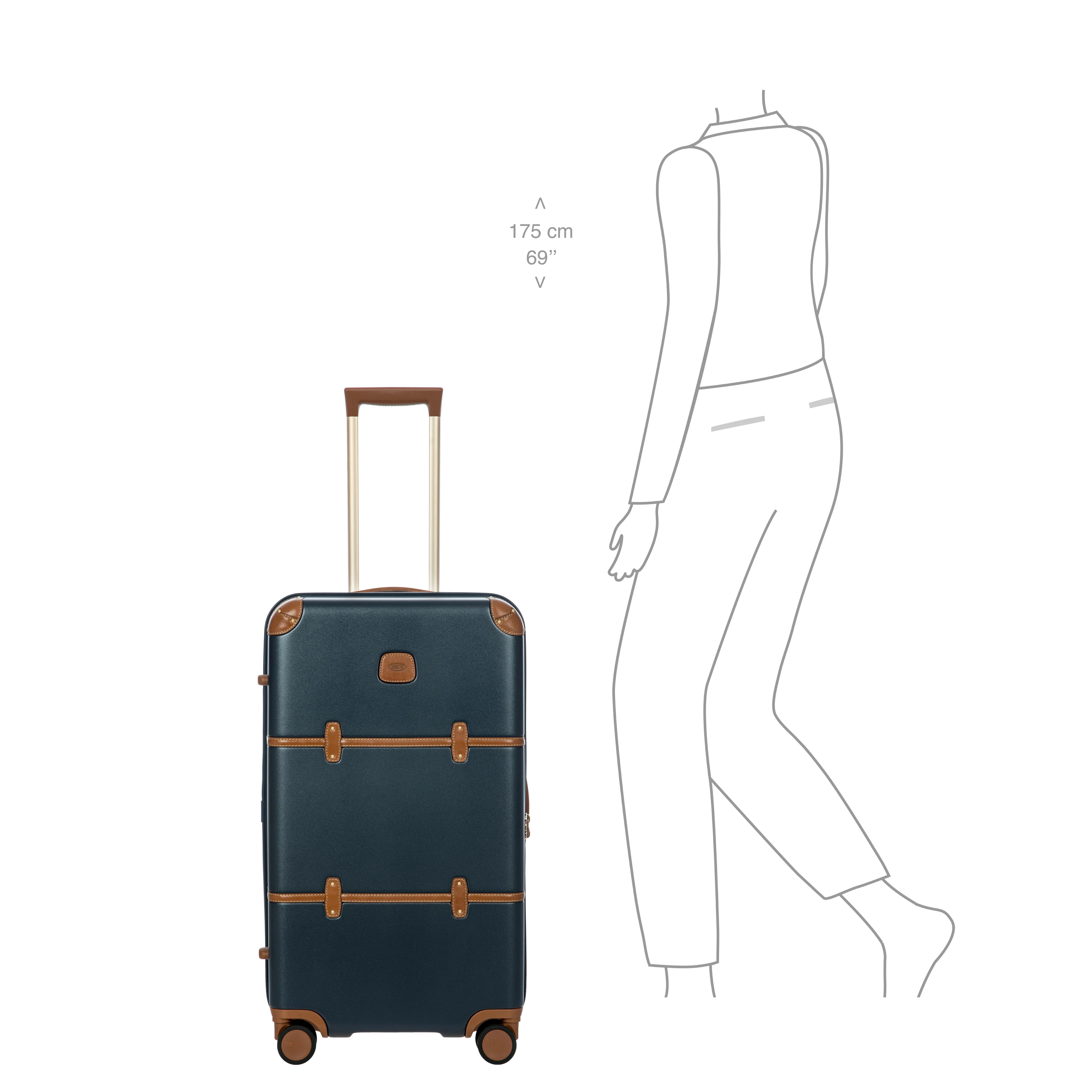Bric's Bellagio 3 Trolley 72cm Trunk - Image 9