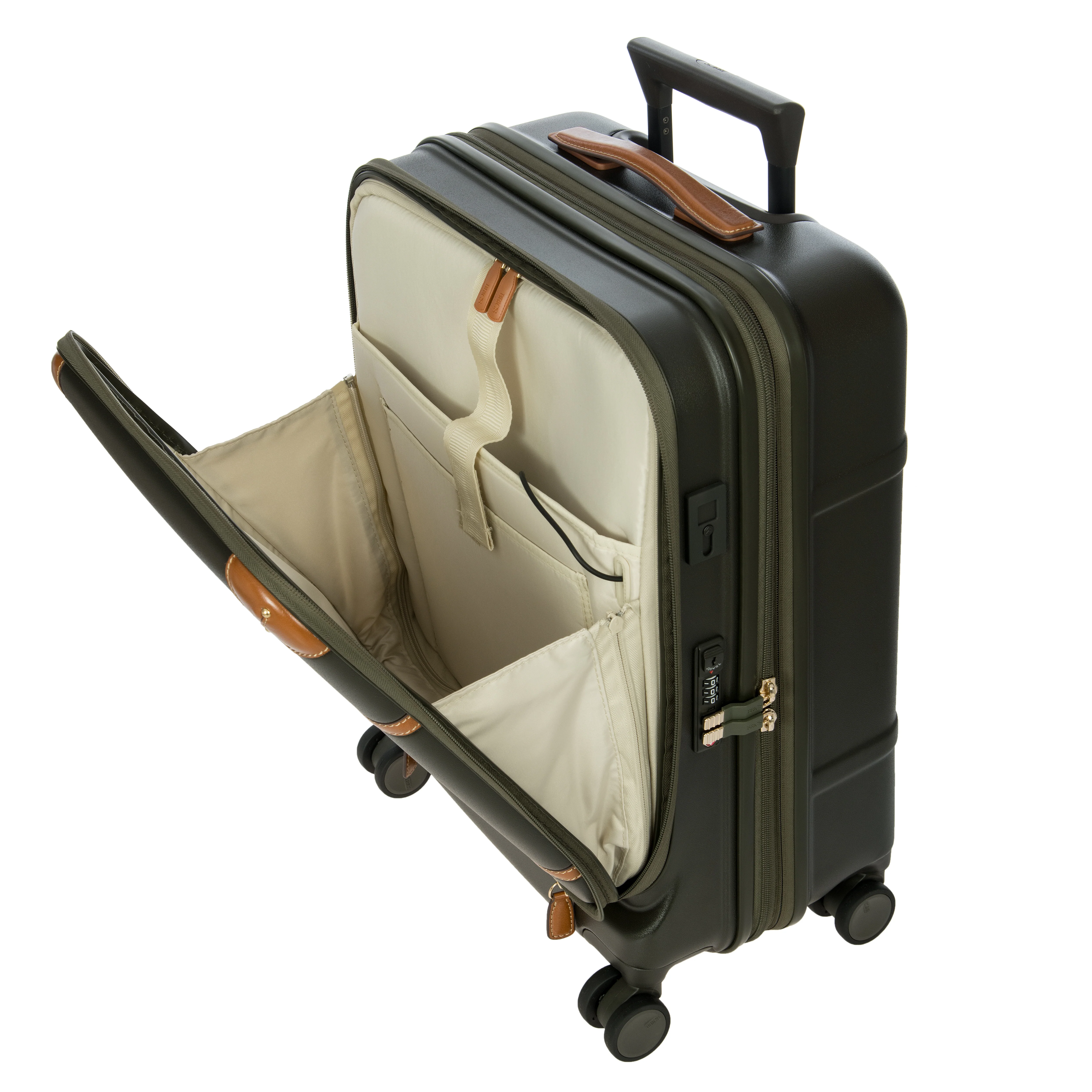 Bric's Bellagio 3 Trolley Cabin 55cm - Front Pocket Expandable - Image 25