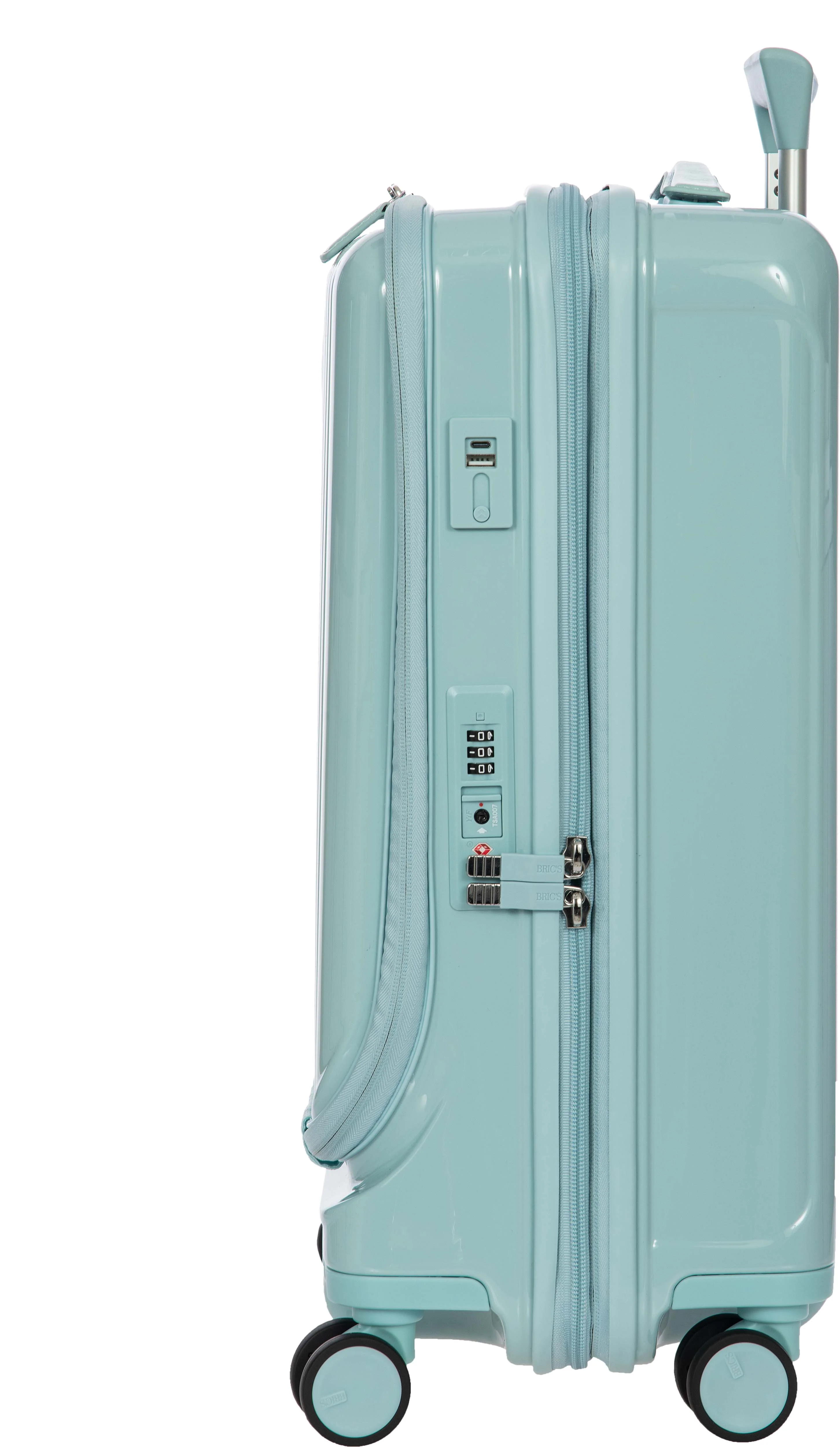 Brics Positano Trolley Spinner 55cm Front Pocket - Image 7