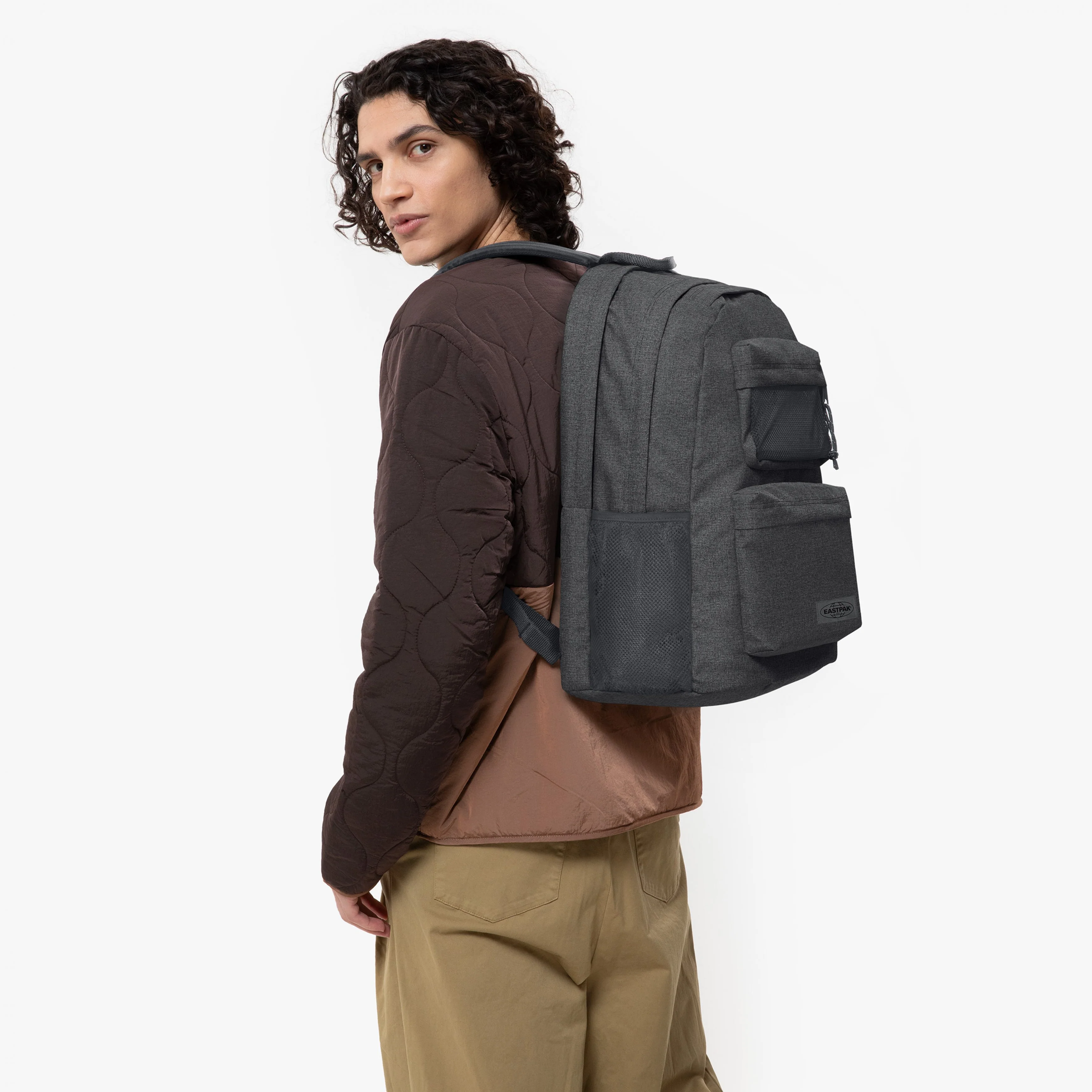 EASTPAK DOUBLE OFFICE M Laptop backpack with bottle holder - Image 4
