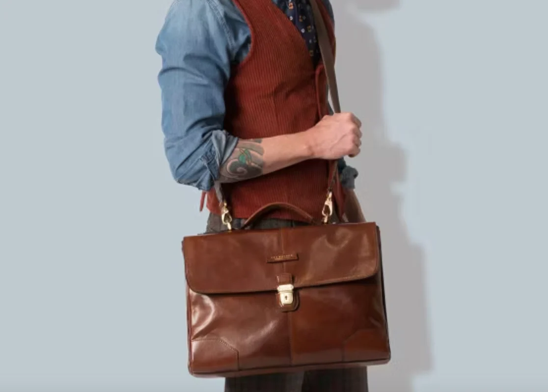 The Bridge  Briefcase - Made in Italy - Image 3