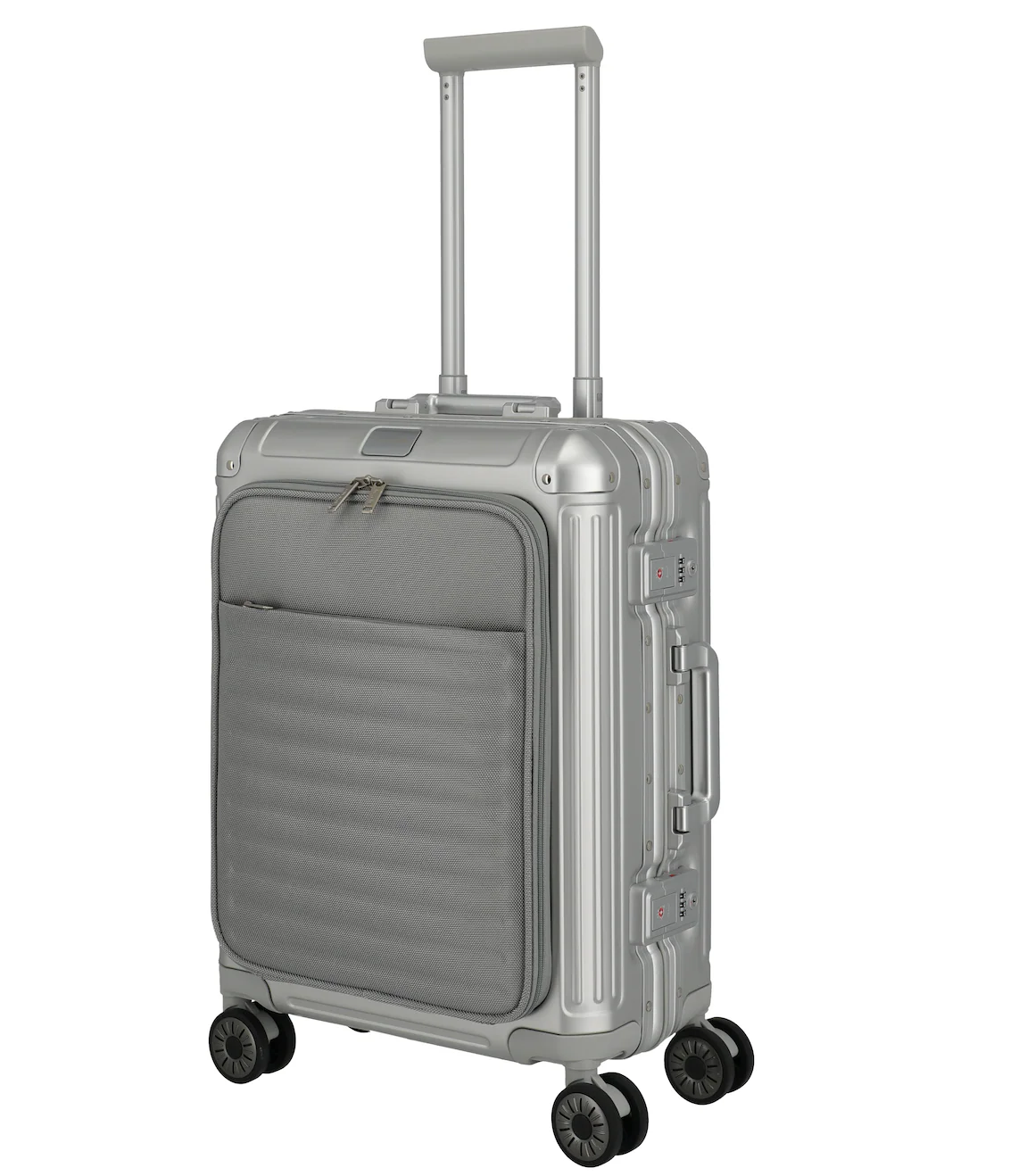 Travelite Next Trolley S+ 55cm Front Pocket - Image 2