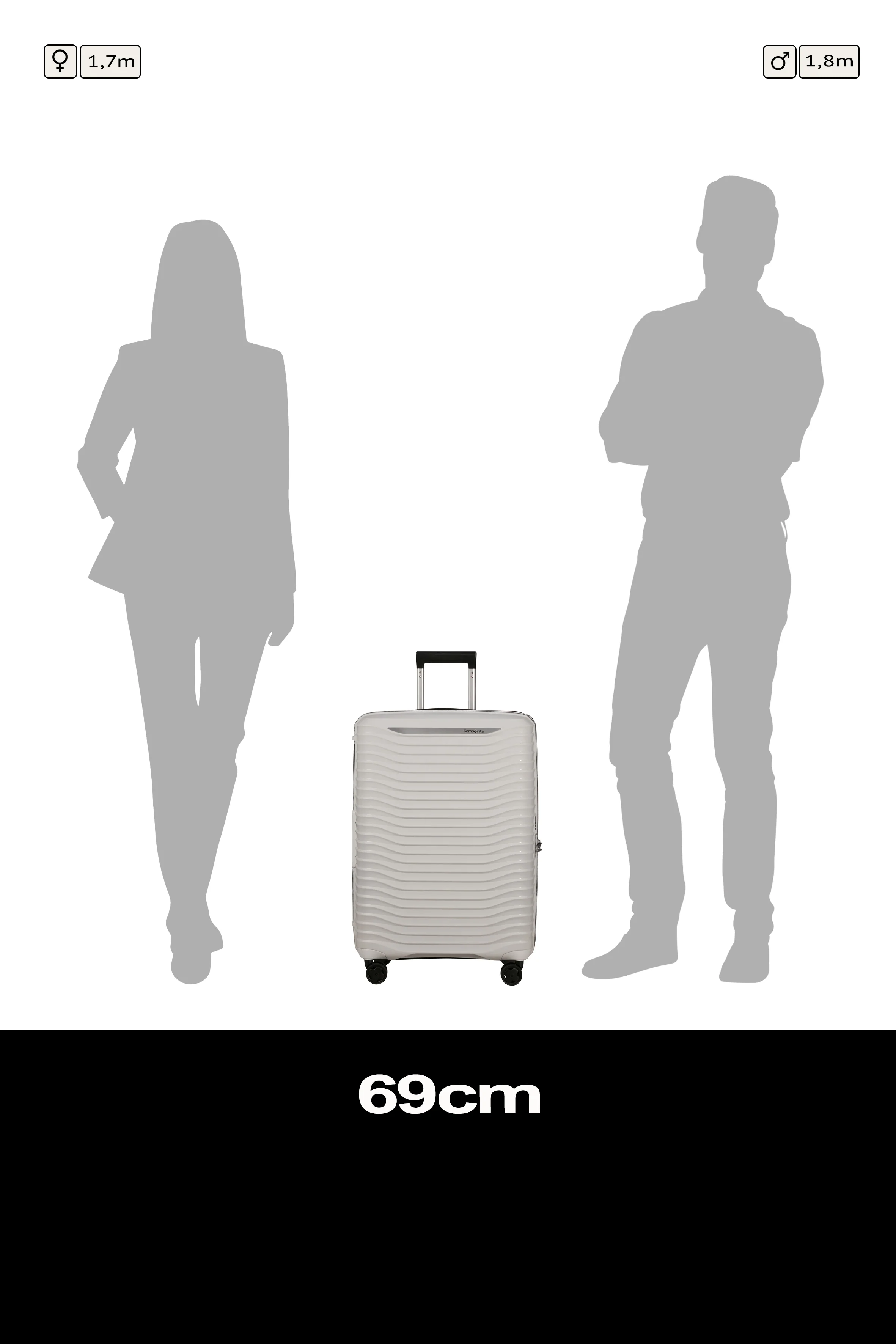 Samsonite Upscape Spinner expandable (4 wheels) 68cm - Image 161