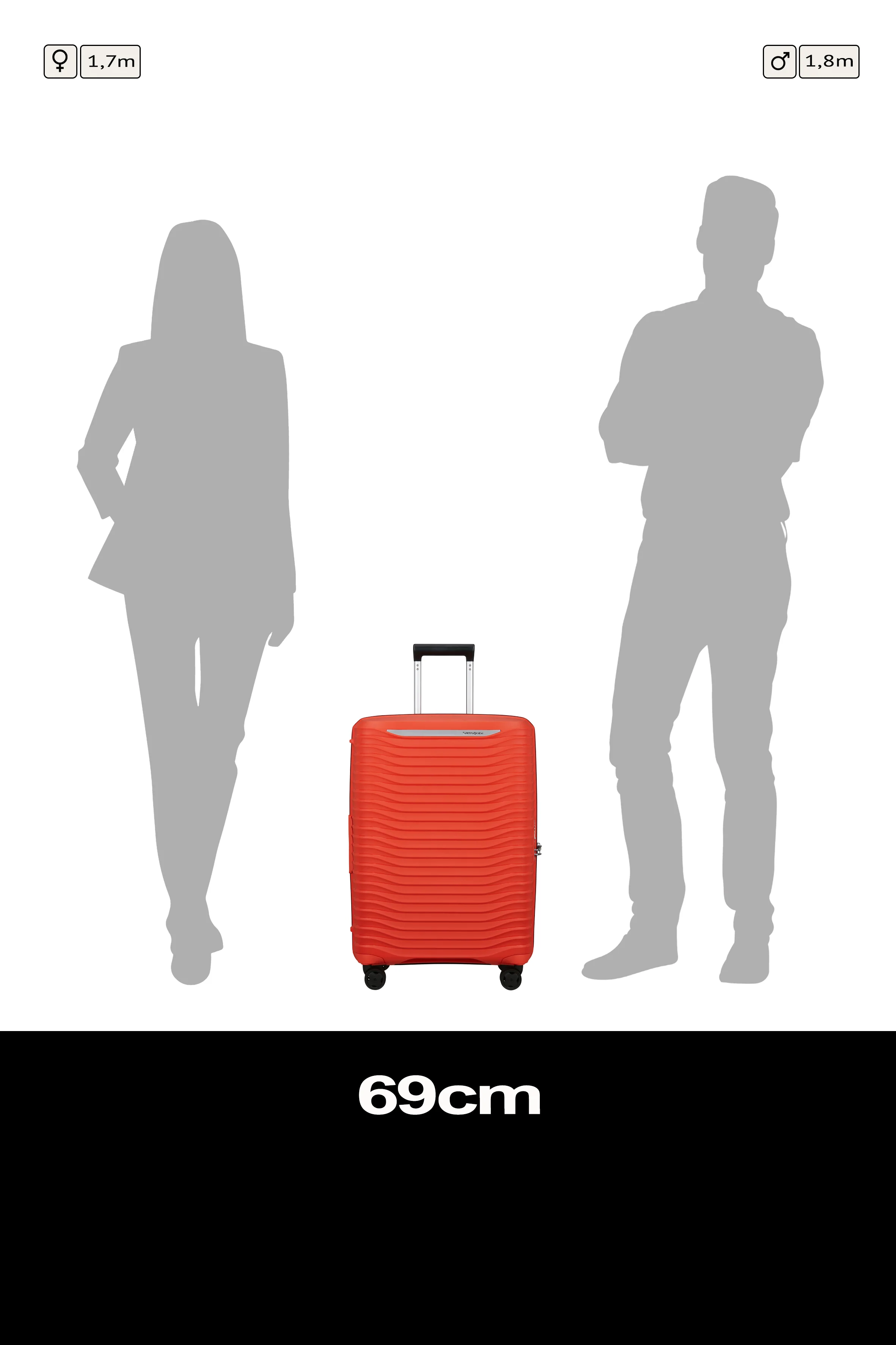 Samsonite Upscape Spinner expandable (4 wheels) 68cm - Image 170