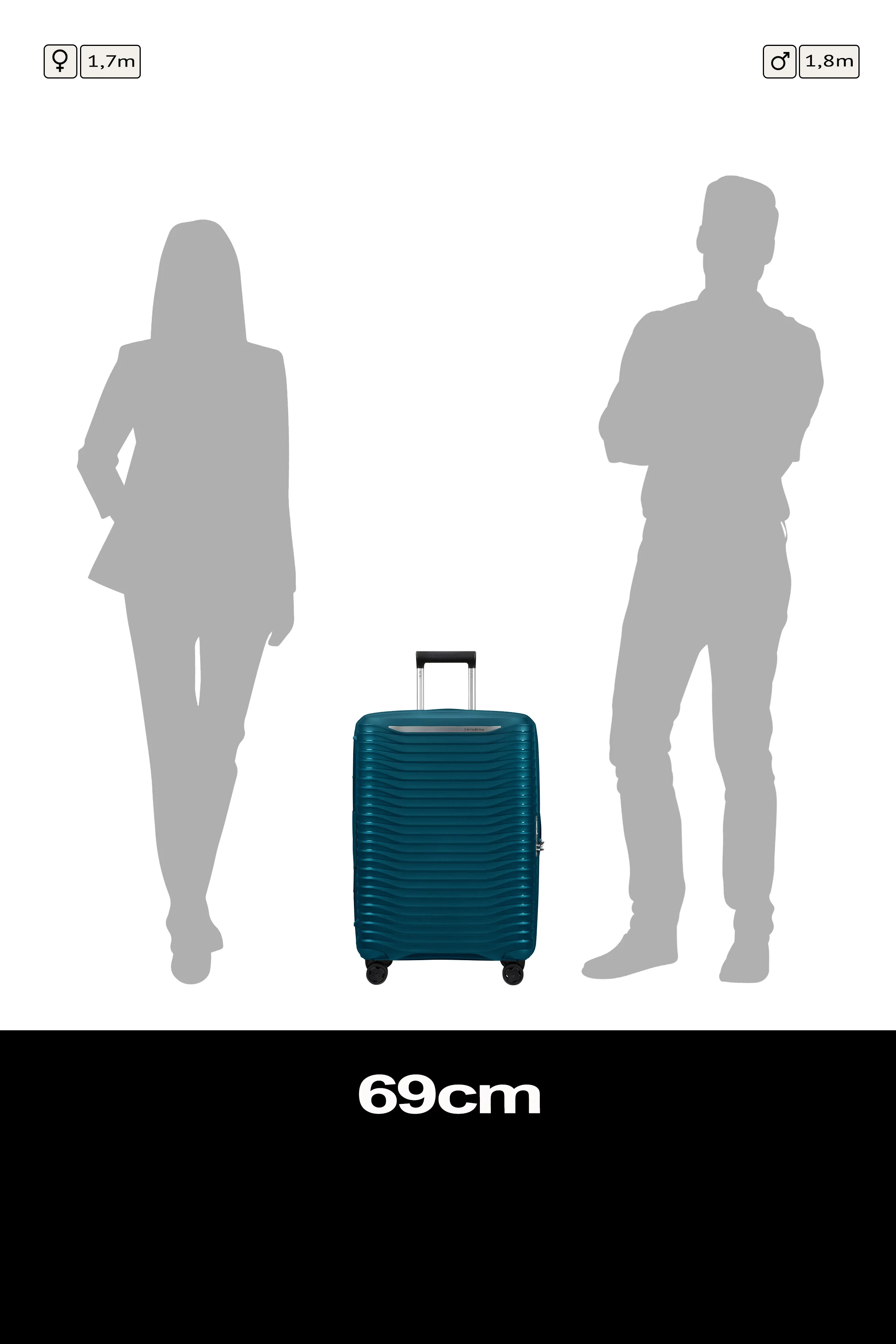 Samsonite Upscape Spinner expandable (4 wheels) 68cm - Image 188
