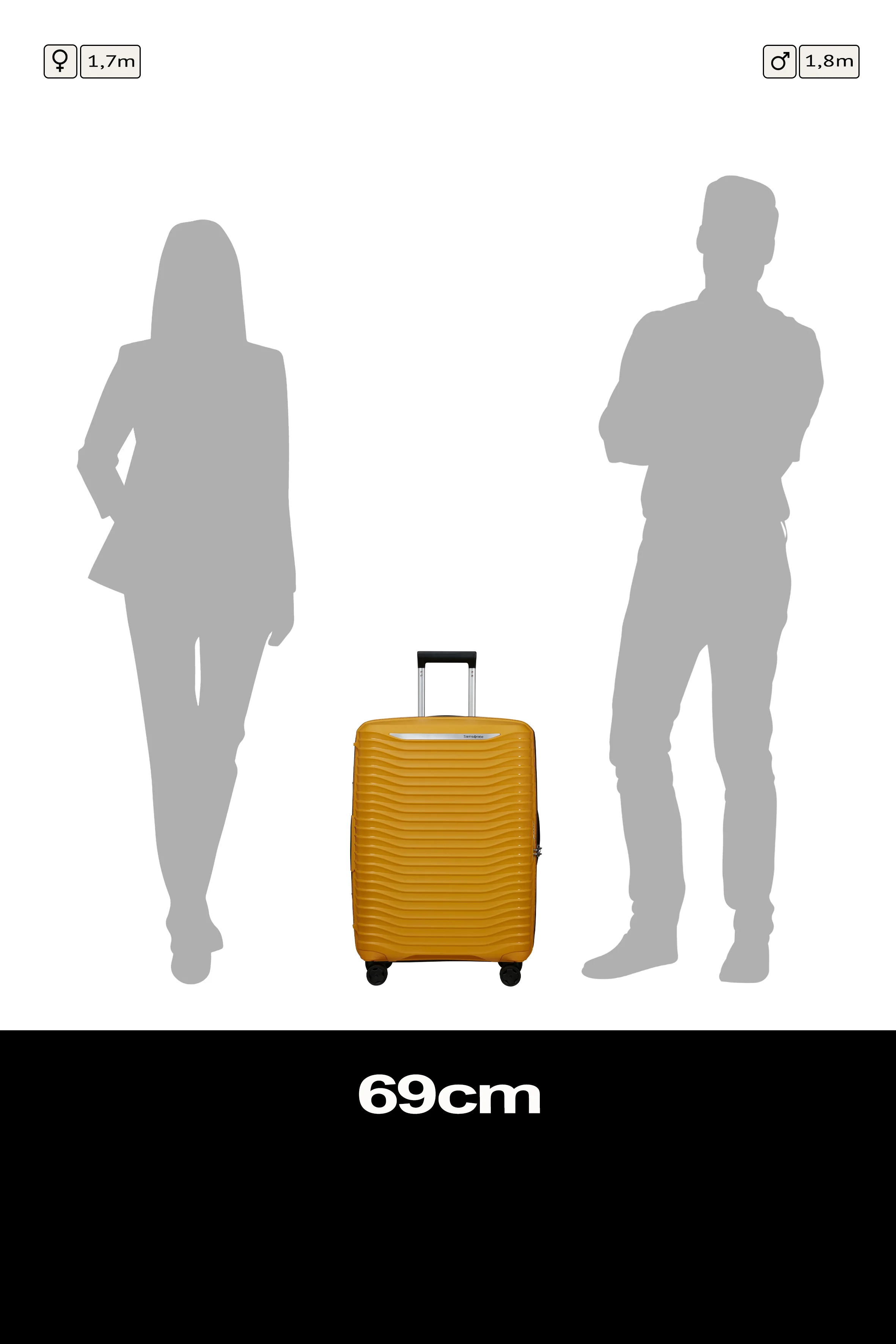 Samsonite Upscape Spinner expandable (4 wheels) 68cm - Image 189