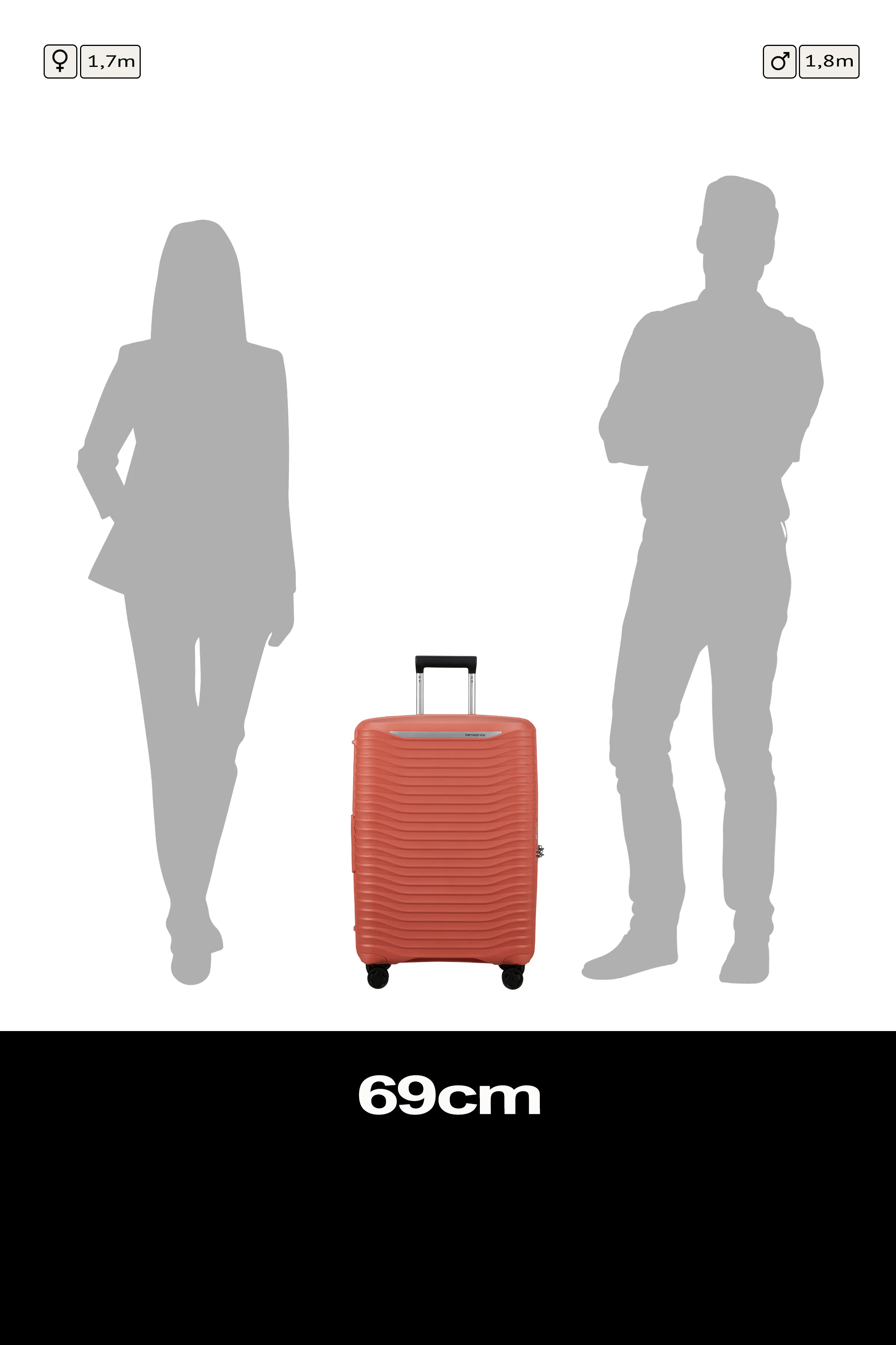 Samsonite Upscape Spinner expandable (4 wheels) 68cm - Image 199