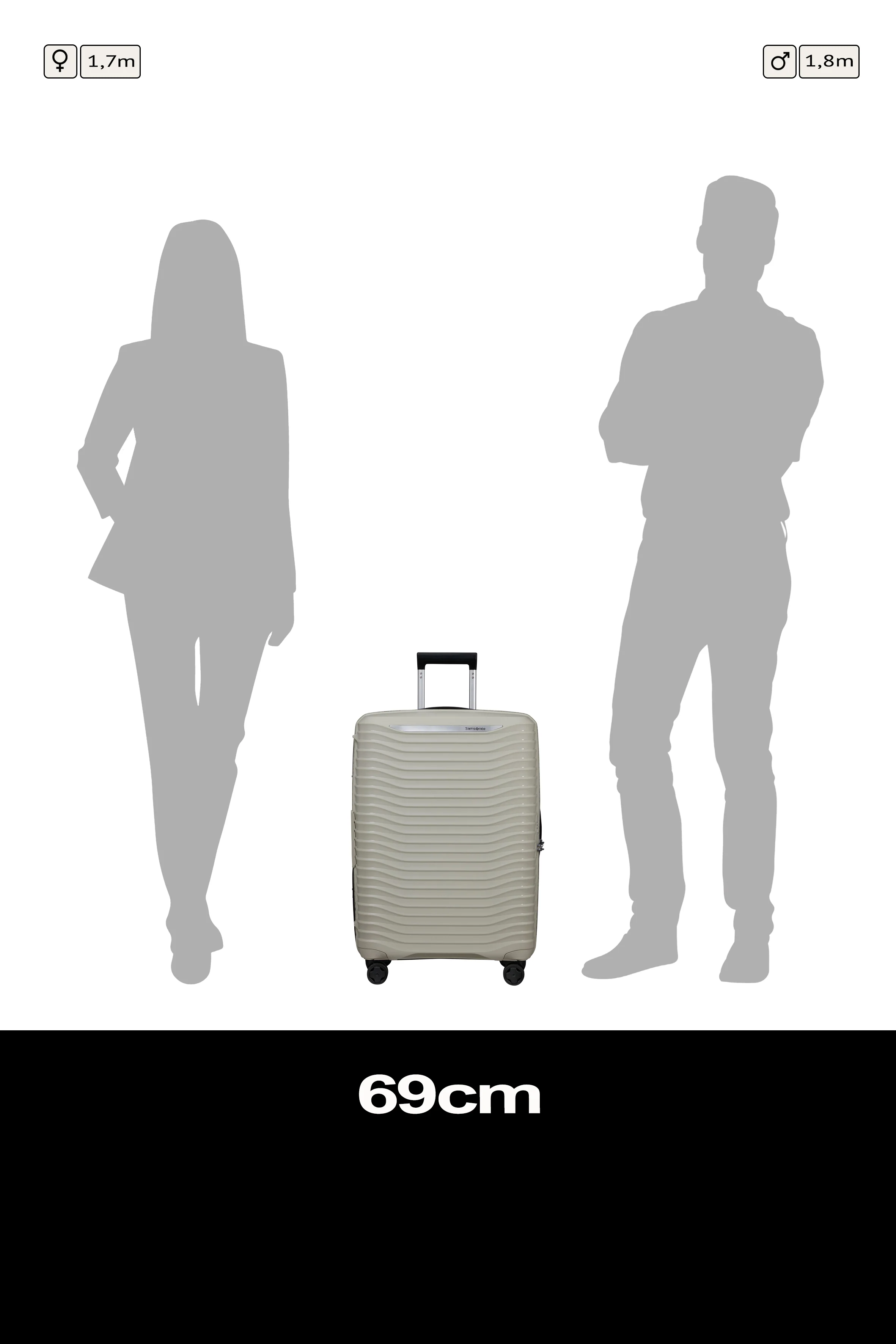 Samsonite Upscape Spinner expandable (4 wheels) 68cm - Image 203