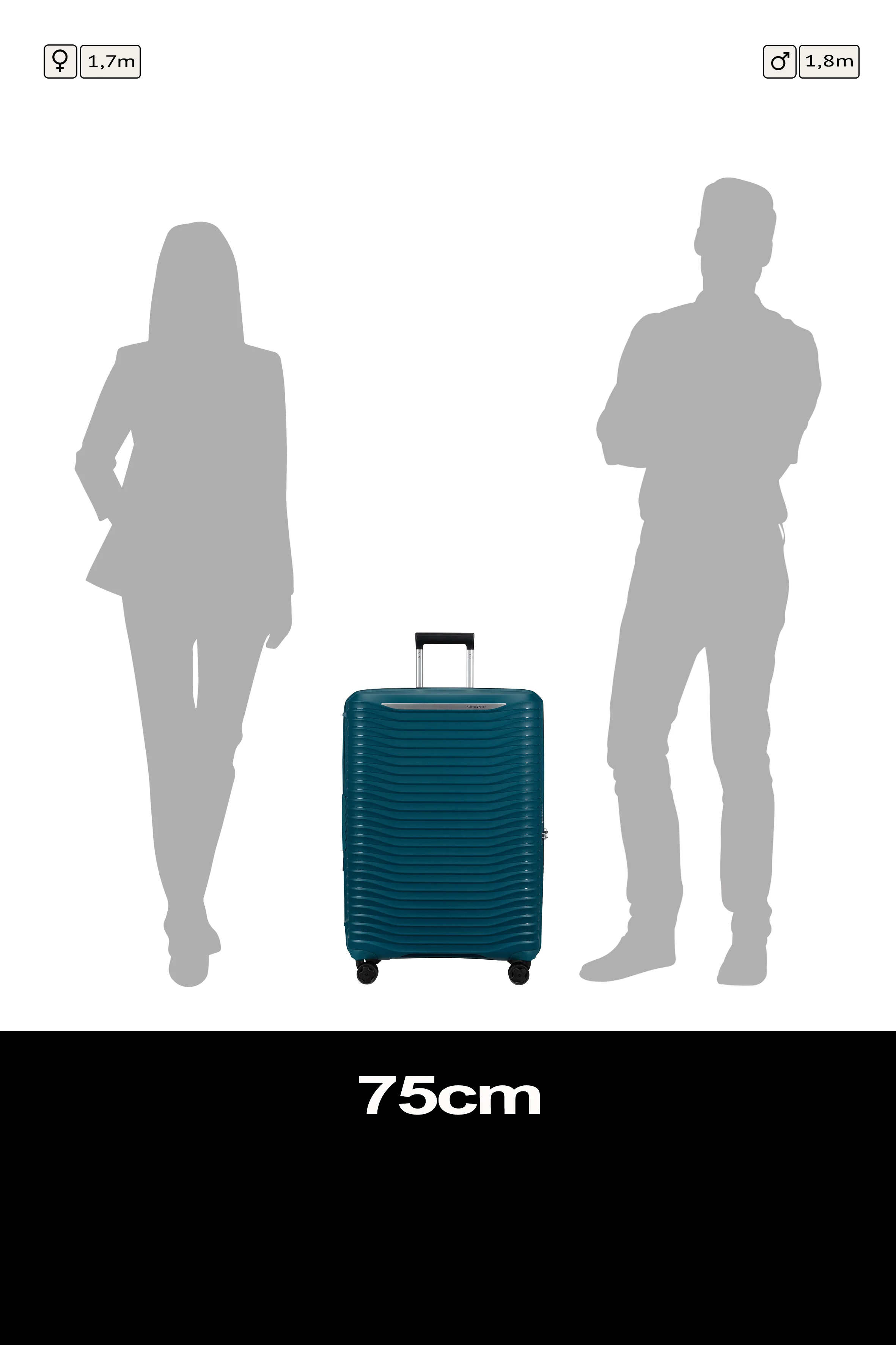 Samsonite Upscape Spinner expandable (4 wheels) 75cm - Image 162