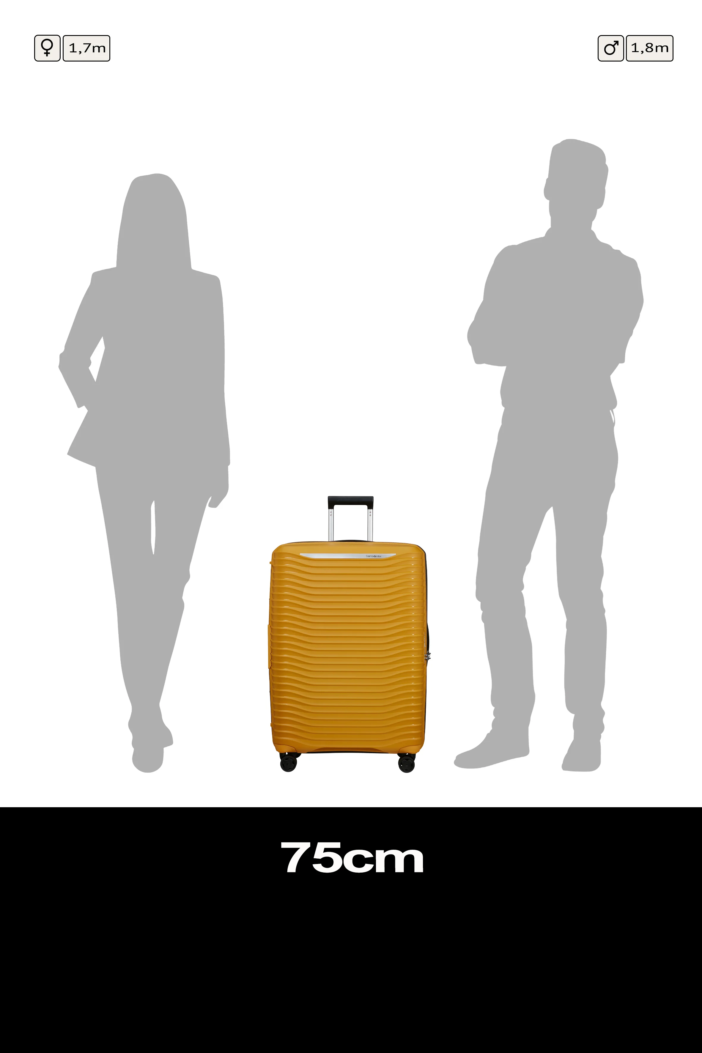 Samsonite Upscape Spinner expandable (4 wheels) 75cm - Image 163