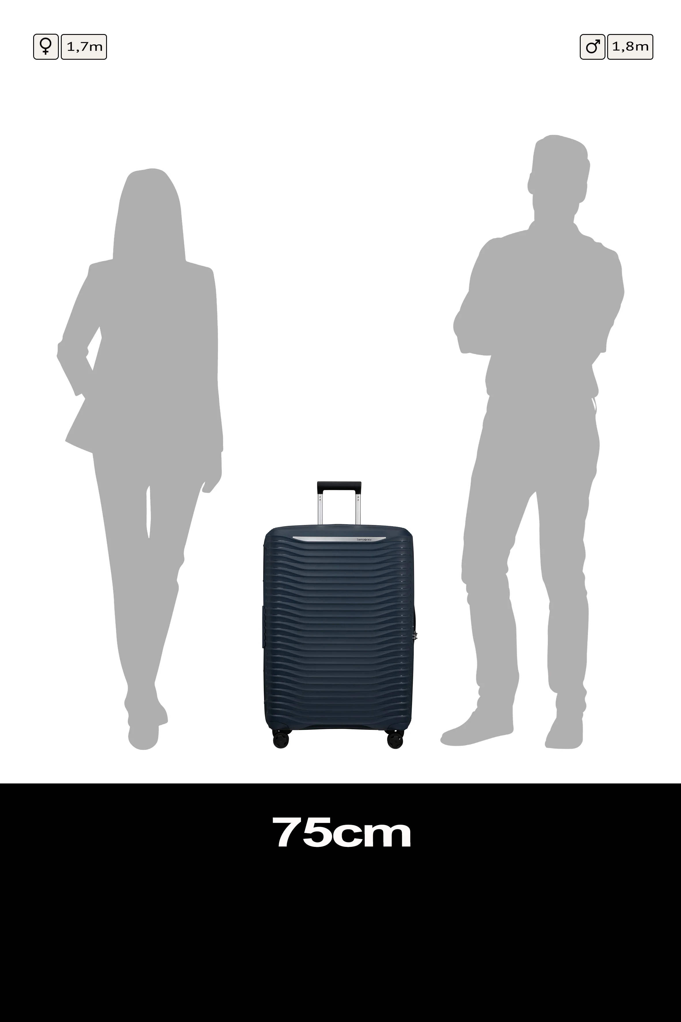 Samsonite Upscape Spinner expandable (4 wheels) 75cm - Image 164
