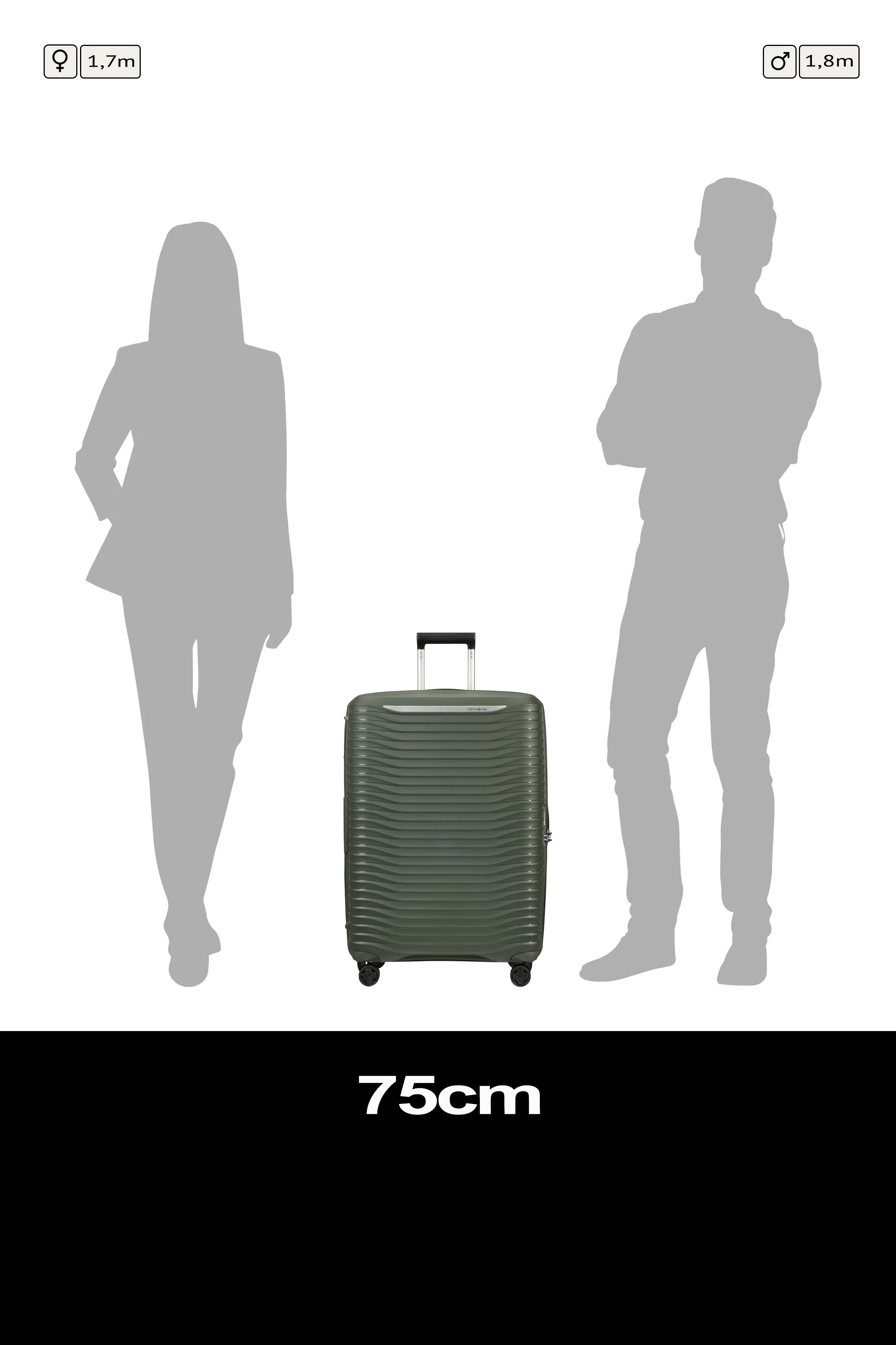 Samsonite Upscape Spinner expandable (4 wheels) 75cm - Image 167