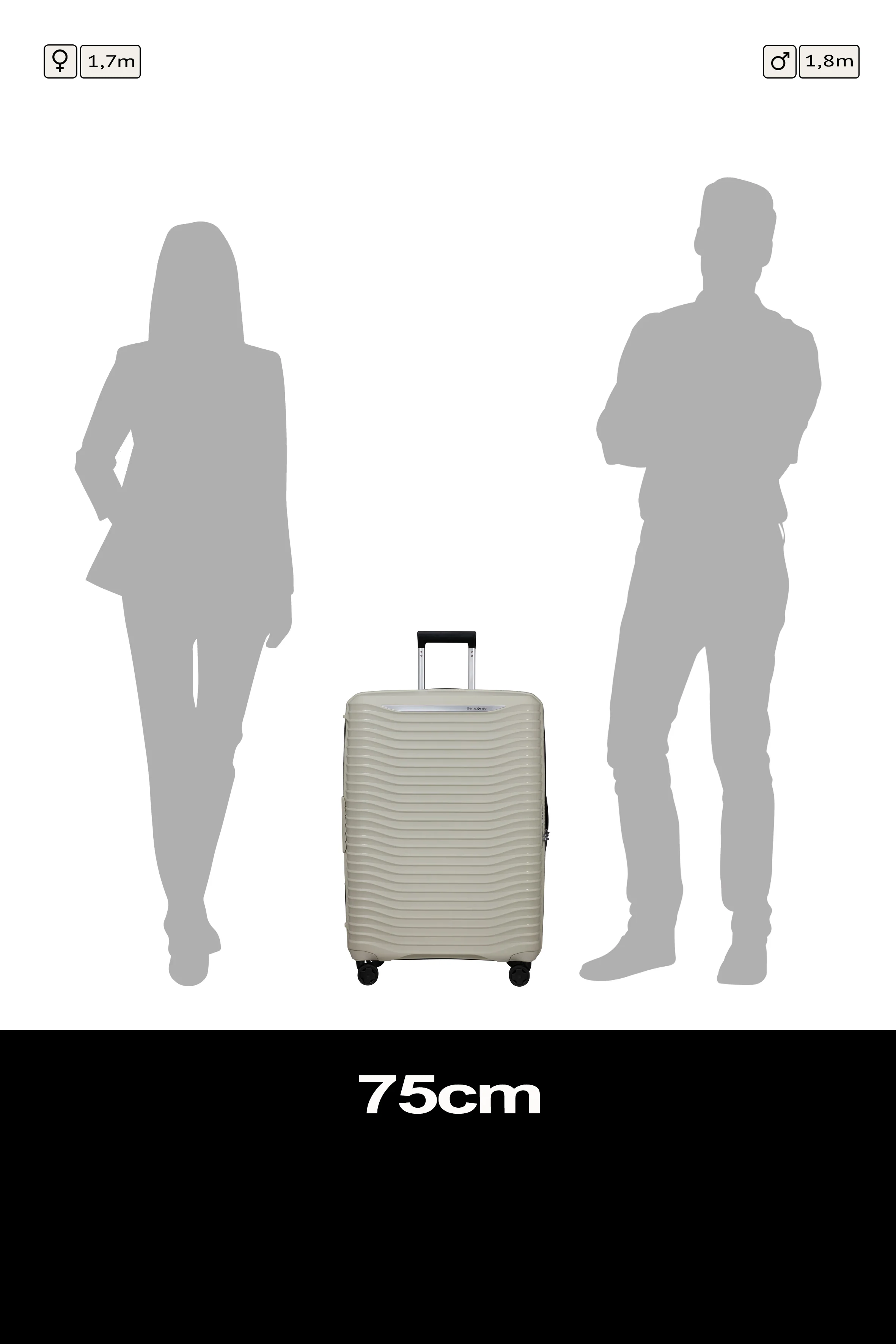 Samsonite Upscape Spinner expandable (4 wheels) 75cm - Image 168