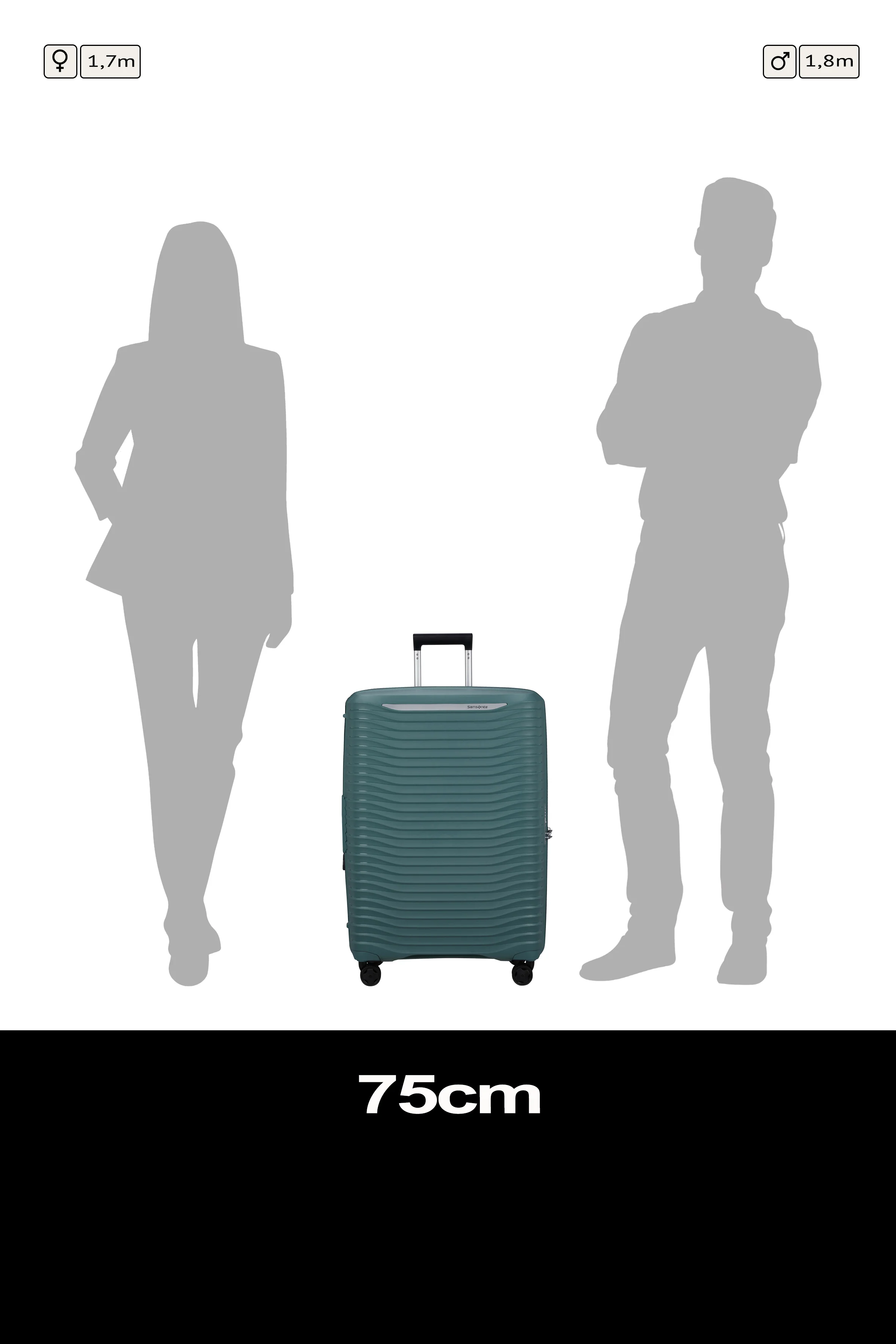 Samsonite Upscape Spinner expandable (4 wheels) 75cm - Image 170