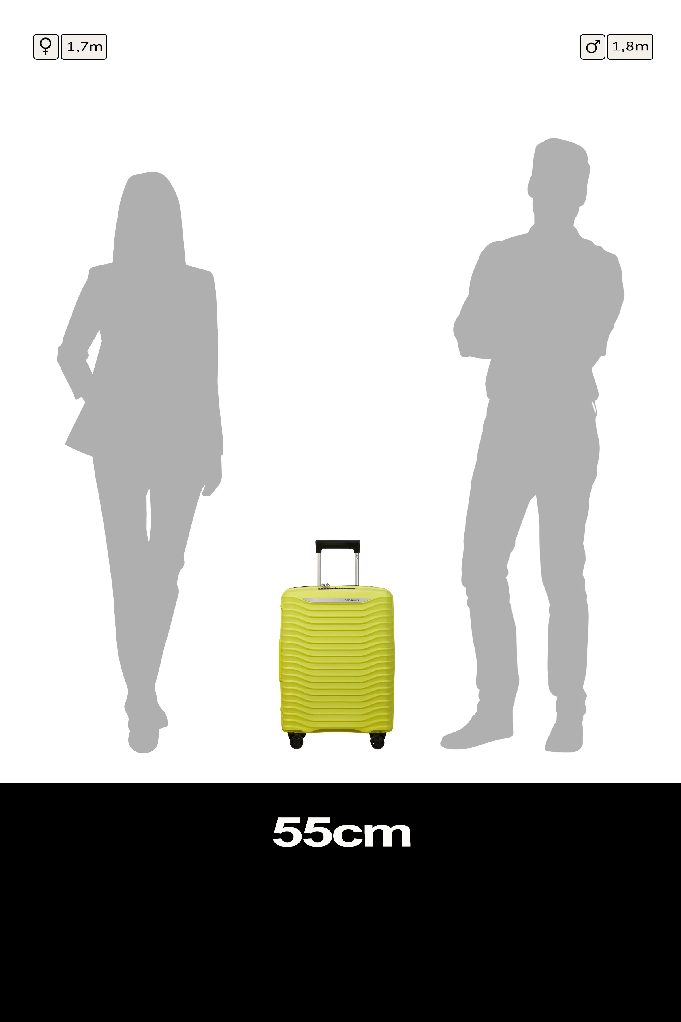 Samsonite Upscape Spinner expandable (4 wheels) 55cm - Image 107